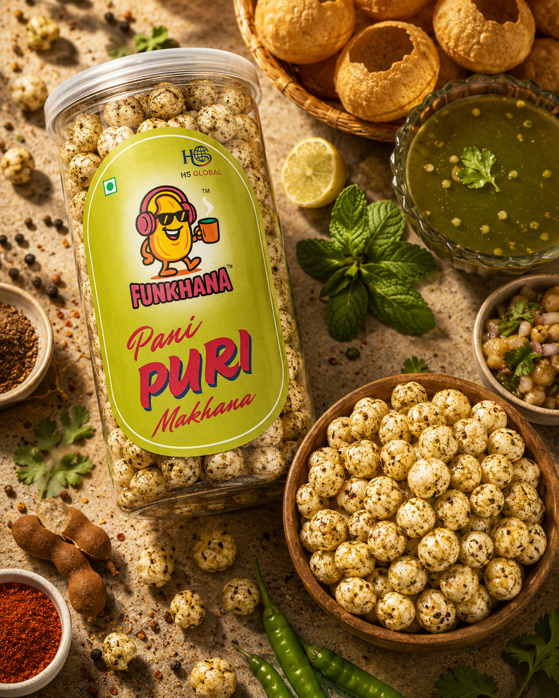 PANI PURI MAKHANA