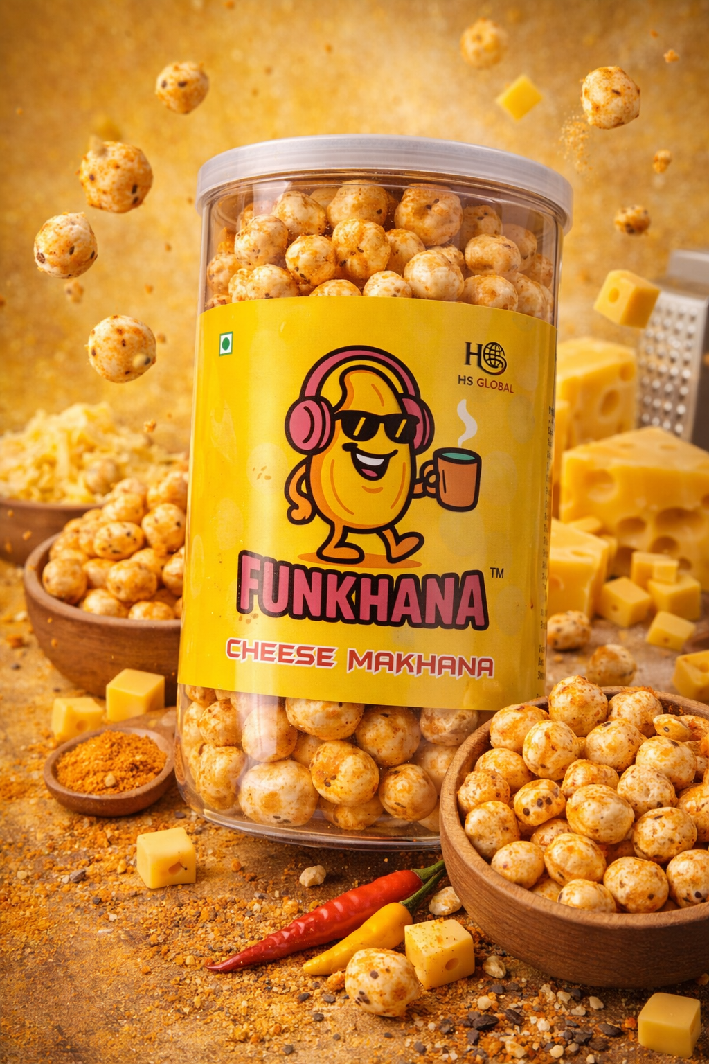 ROASTED CHEESE MAKHANA